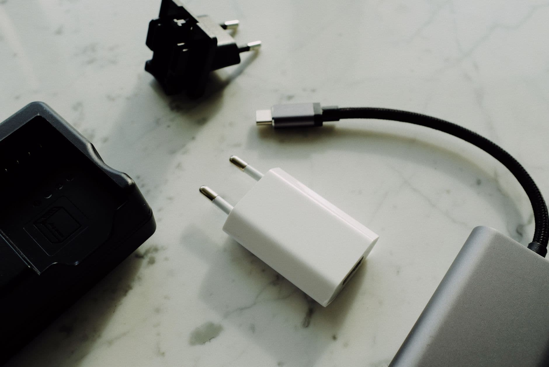 portable power bank on a travel desk
