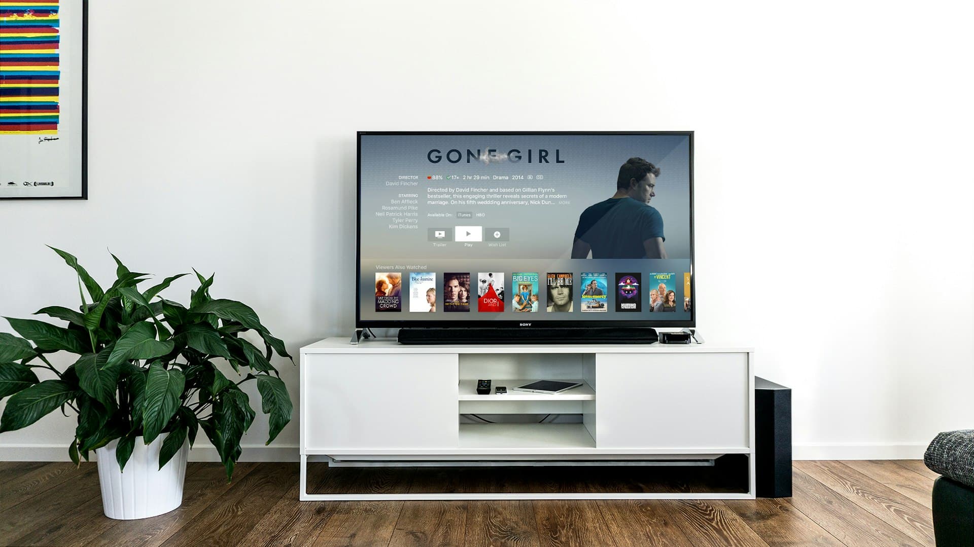 smart TV in a living room setup for summer sports and streaming