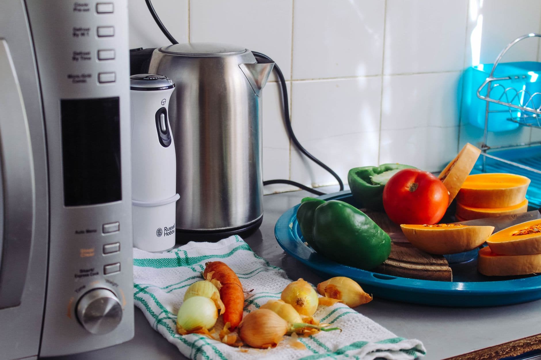 실내의 air fryer